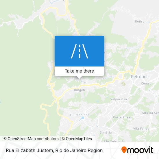 Rua Elizabeth Justem map
