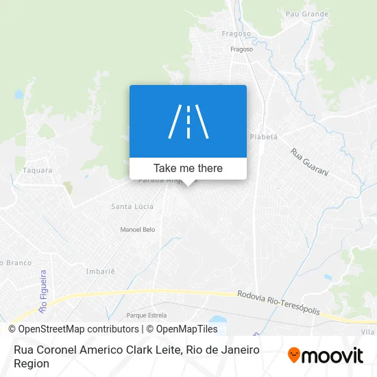 Rua Coronel Americo Clark Leite map