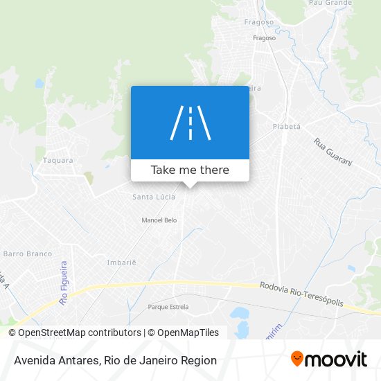 Mapa Avenida Antares