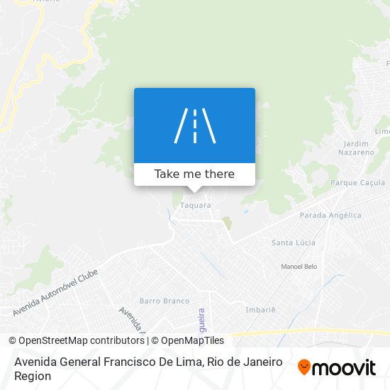 Mapa Avenida General Francisco De Lima