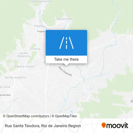 Rua Santa Teodora map