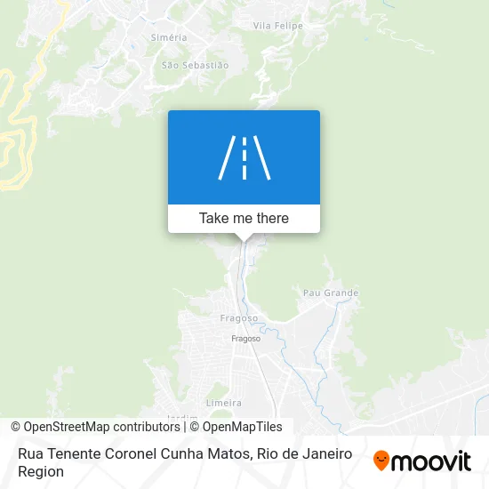 Rua Tenente Coronel Cunha Matos map