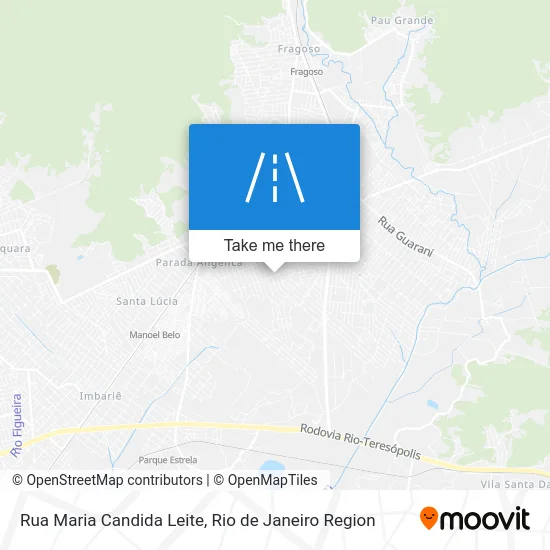 Rua Maria Candida Leite map