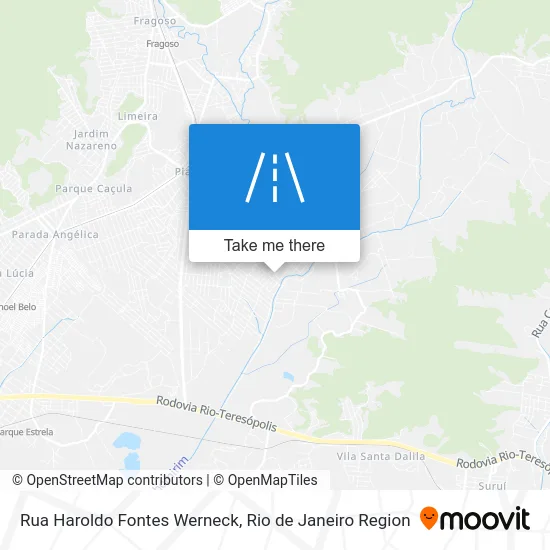 Rua Haroldo Fontes Werneck map