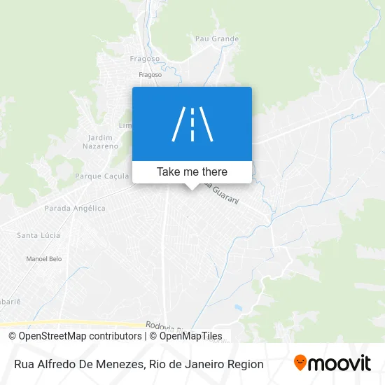 Rua Alfredo De Menezes map