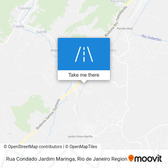 Rua Condado Jardim Maringa map