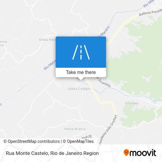 Rua Monte Castelo map