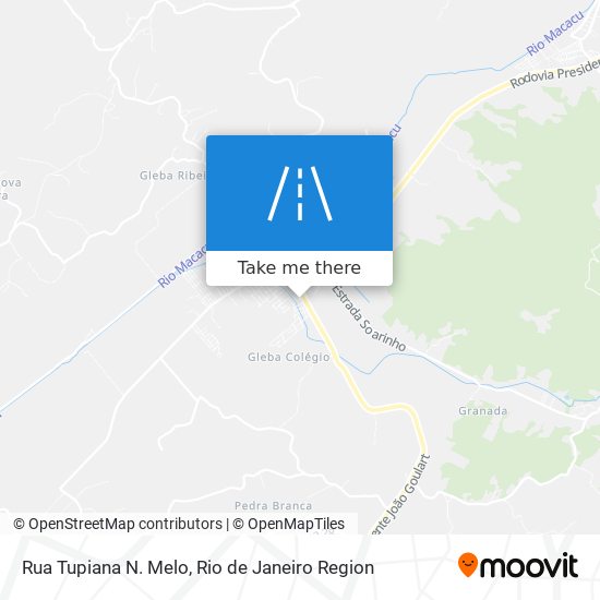 Mapa Rua Tupiana N. Melo