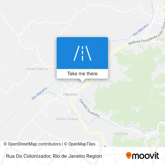 Rua Do Colonizador map