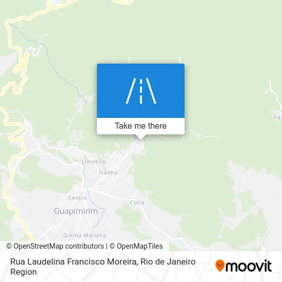 Rua Laudelina Francisco Moreira map