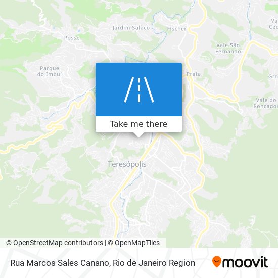 Mapa Rua Marcos Sales Canano