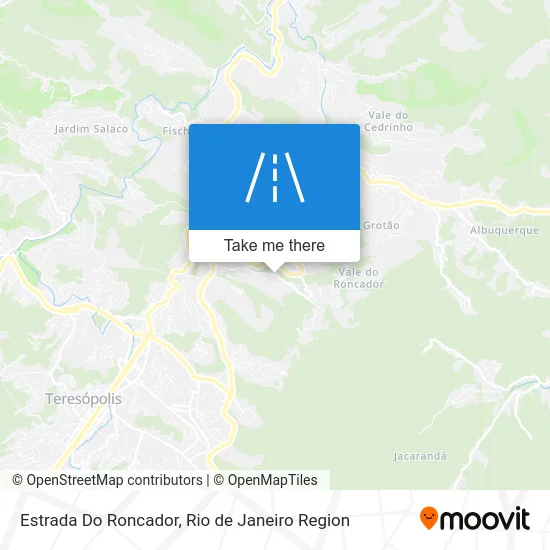 Estrada Do Roncador map