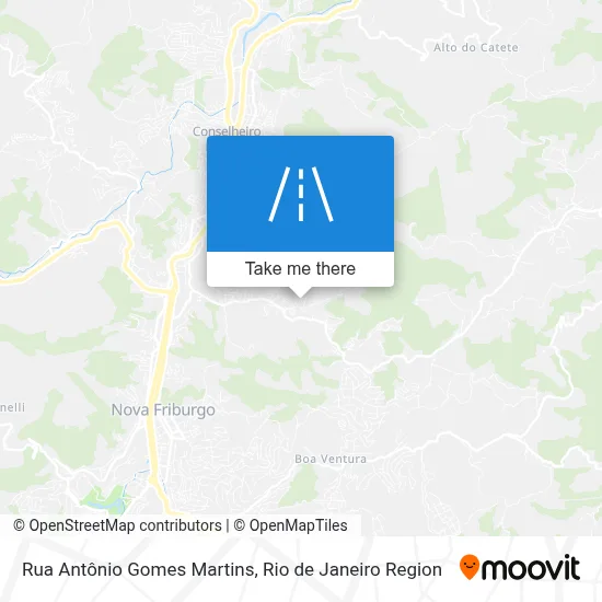 Rua Antônio Gomes Martins map
