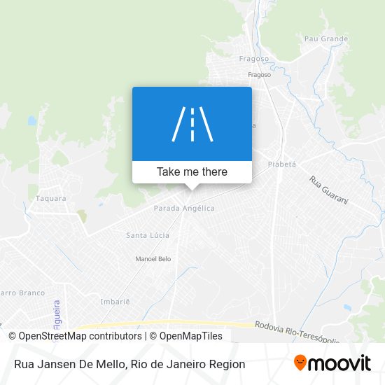 Rua Jansen De Mello map