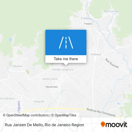 Rua Jansen De Mello map