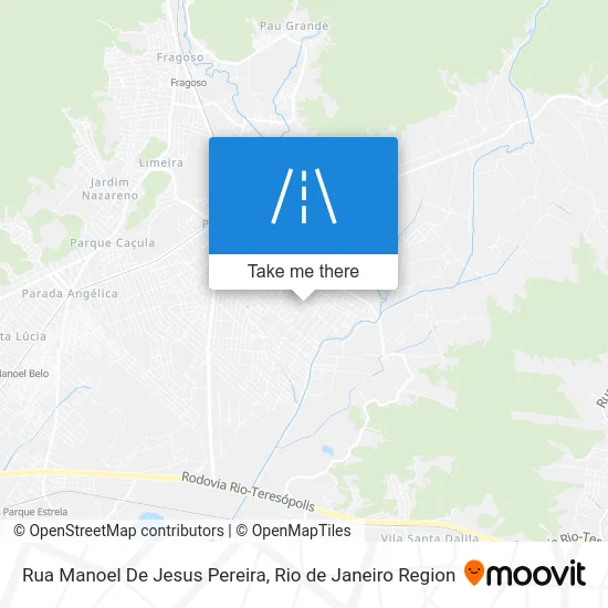 Rua Manoel De Jesus Pereira map