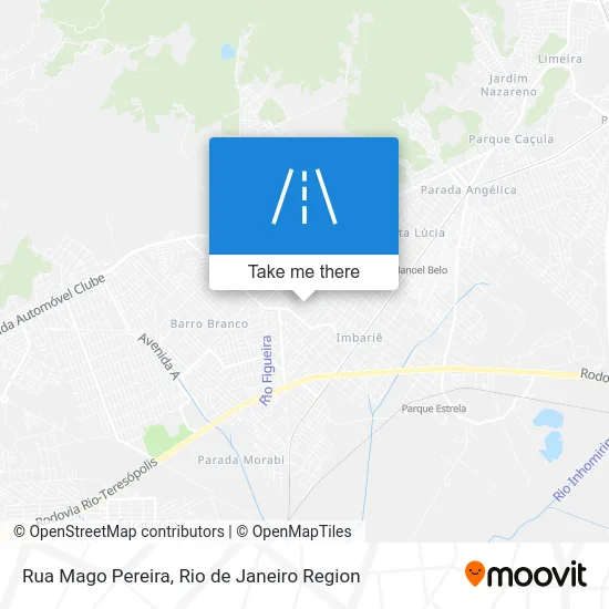 Rua Mago Pereira map