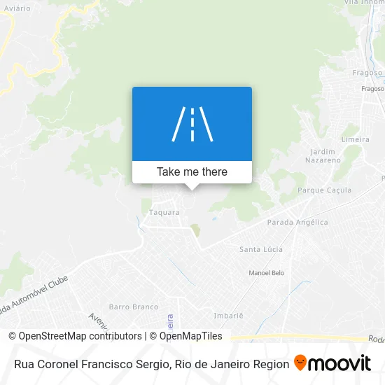 Rua Coronel Francisco Sergio map