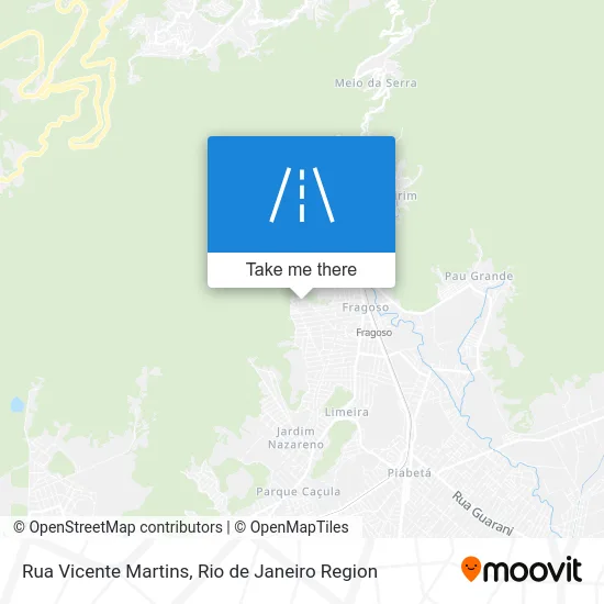 Rua Vicente Martins map