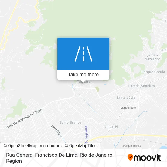 Rua General Francisco De Lima map