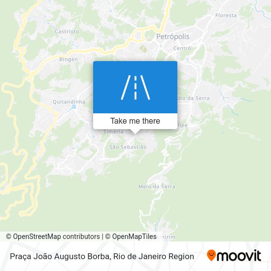 Praça João Augusto Borba map