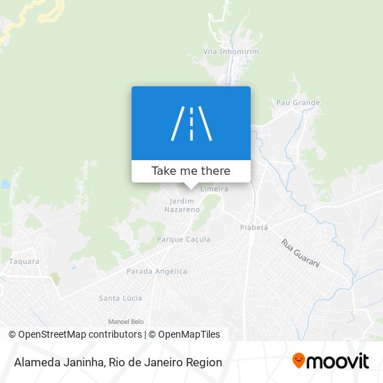 Alameda Janinha map