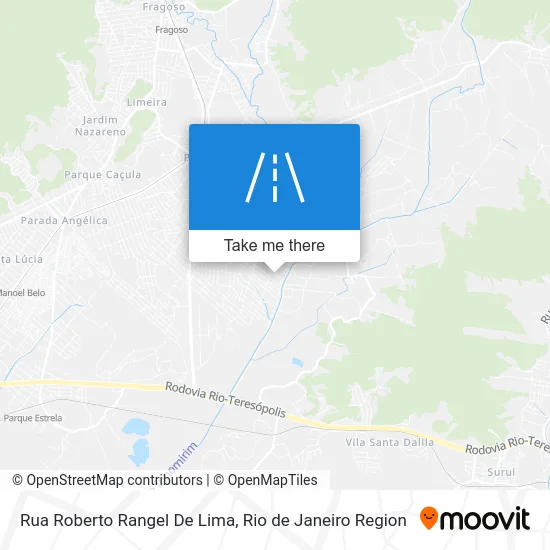 Rua Roberto Rangel De Lima map