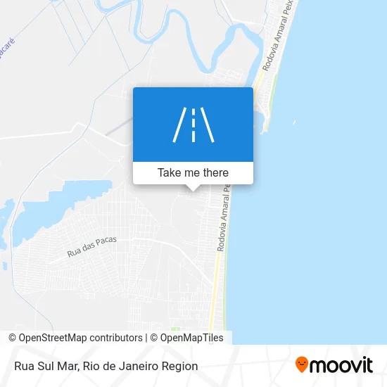 Rua Sul Mar map