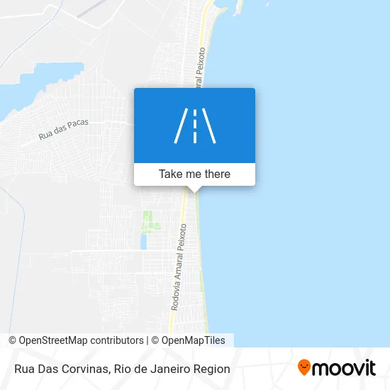 Rua Das Corvinas map