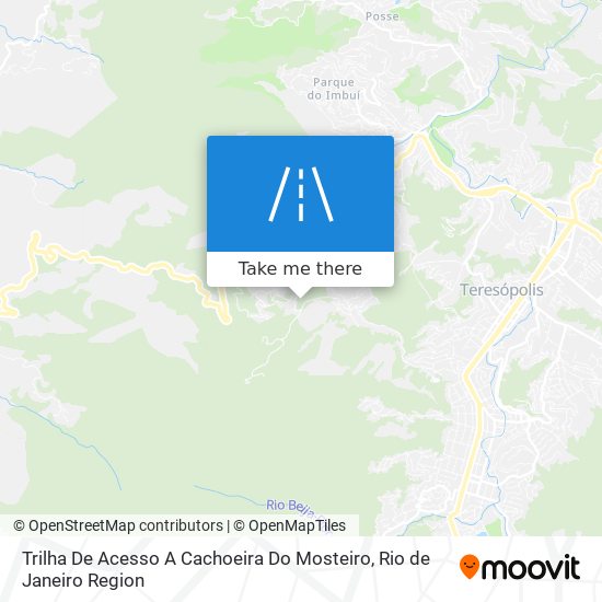 Trilha De Acesso A Cachoeira Do Mosteiro map