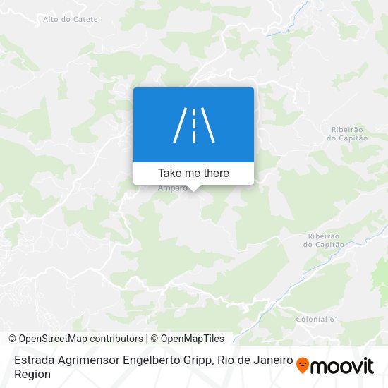Estrada Agrimensor Engelberto Gripp map