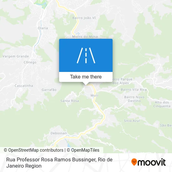 Rua Professor Rosa Ramos Bussinger map
