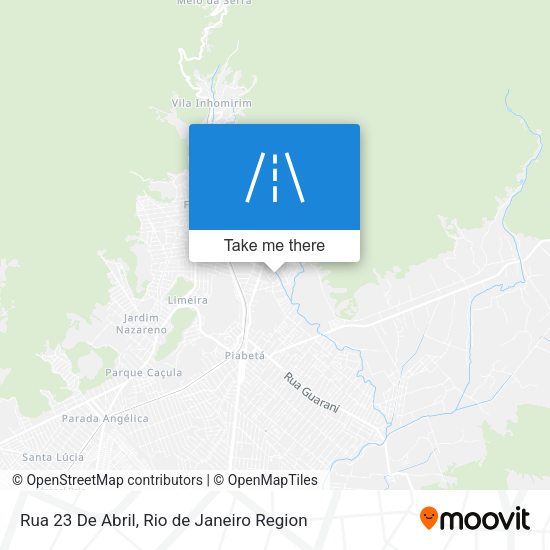 Rua 23 De Abril map