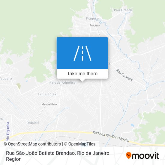 Rua São João Batista Brandao map