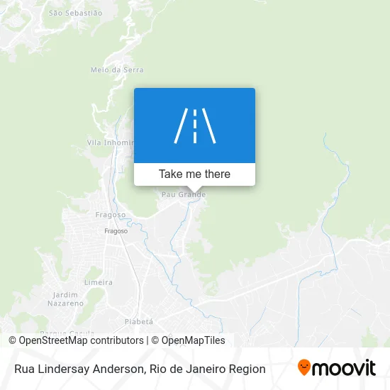 Rua Lindersay Anderson map