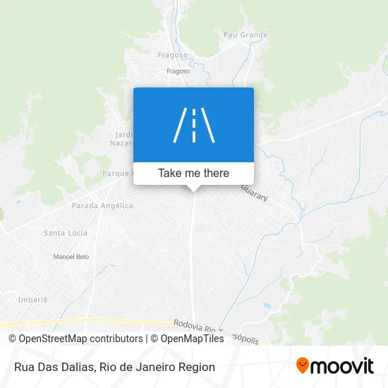 Rua Das Dalias map