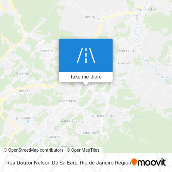 Rua Doutor Nélson De Sá Earp map