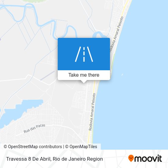Travessa 8 De Abril map