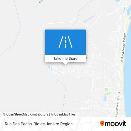 Rua Das Pacas map