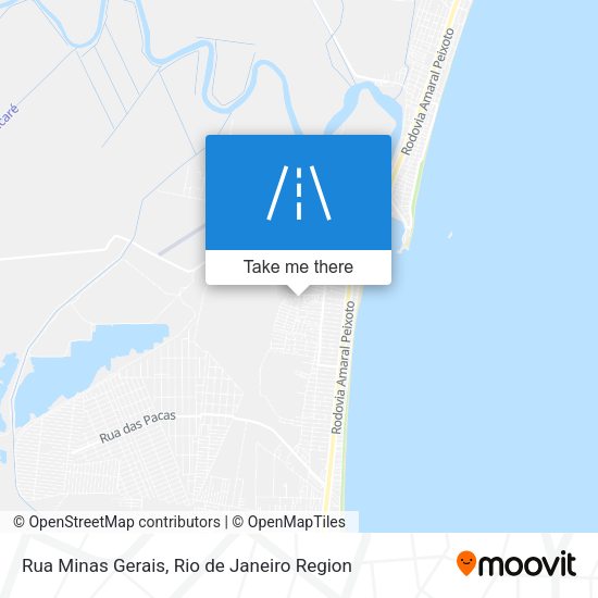 Rua Minas Gerais map