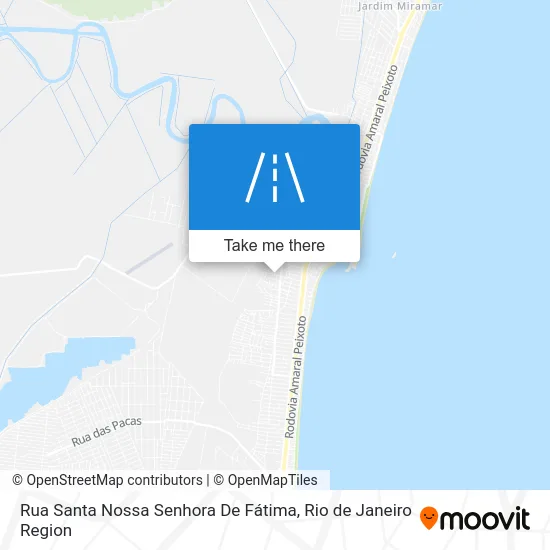 Rua Santa Nossa Senhora De Fátima map