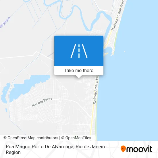 Rua Magno Porto De Alvarenga map