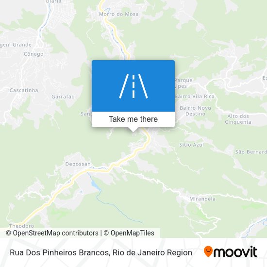 Rua Dos Pinheiros Brancos map