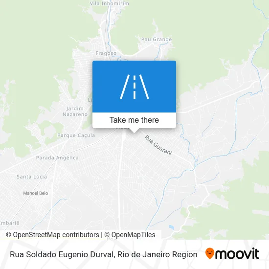 Rua Soldado Eugenio Durval map