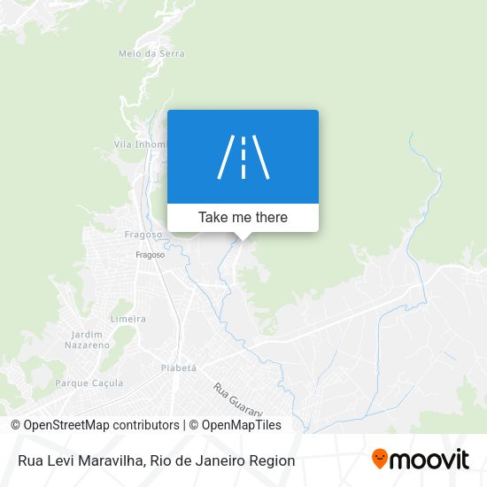 Rua Levi Maravilha map