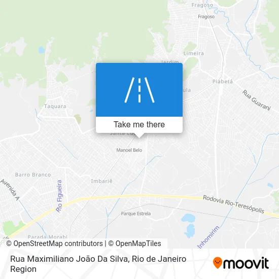 Rua Maximiliano João Da Silva map