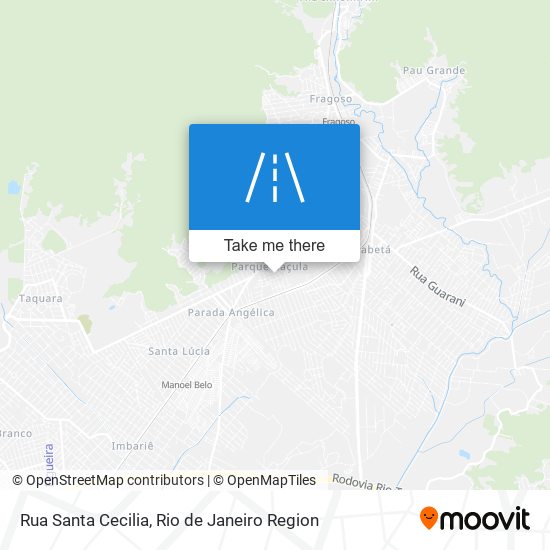Rua Santa Cecilia map