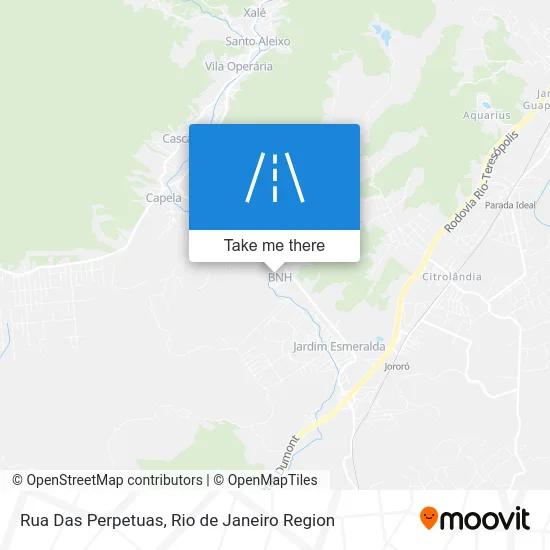 Rua Das Perpetuas map