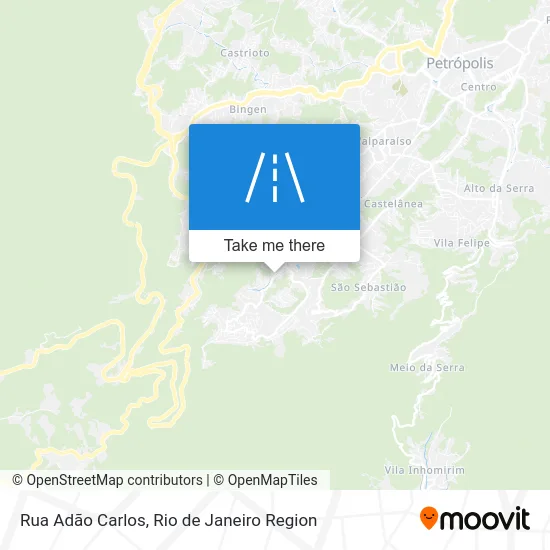 Rua Adão Carlos map