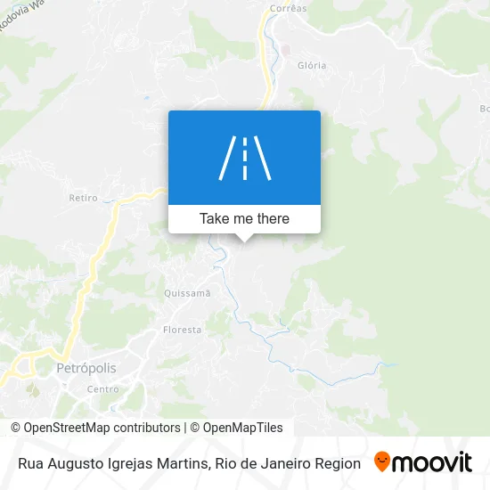 Rua Augusto Igrejas Martins map